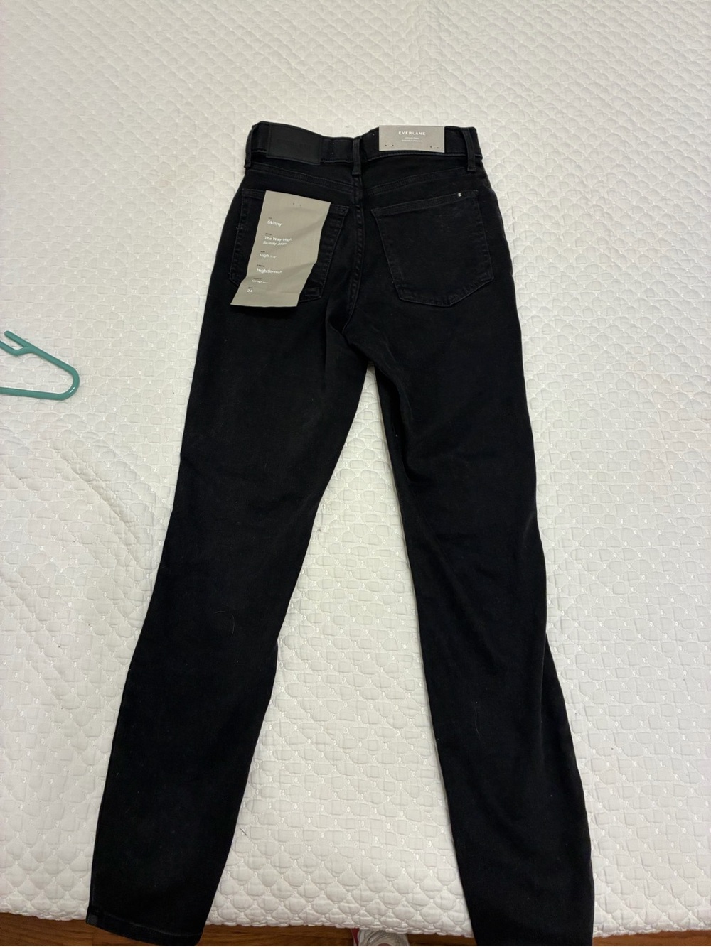 Everlane Black The Way-High Skinny Jeans. Size 24. New condition.